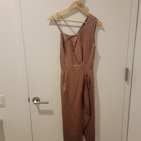 Reiss Sara Ruffle Pleated Midi Dress - Picture 3 of 4